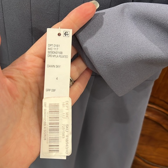 Antonio Melani NEW dress size 4 - grayish blue color - Picture 3 of 7